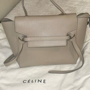 Céline Belt Bag – Light Taupe / Grained Leather